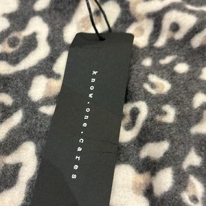 NWT |‎ Know One Cares Fleece Leopard Sweater